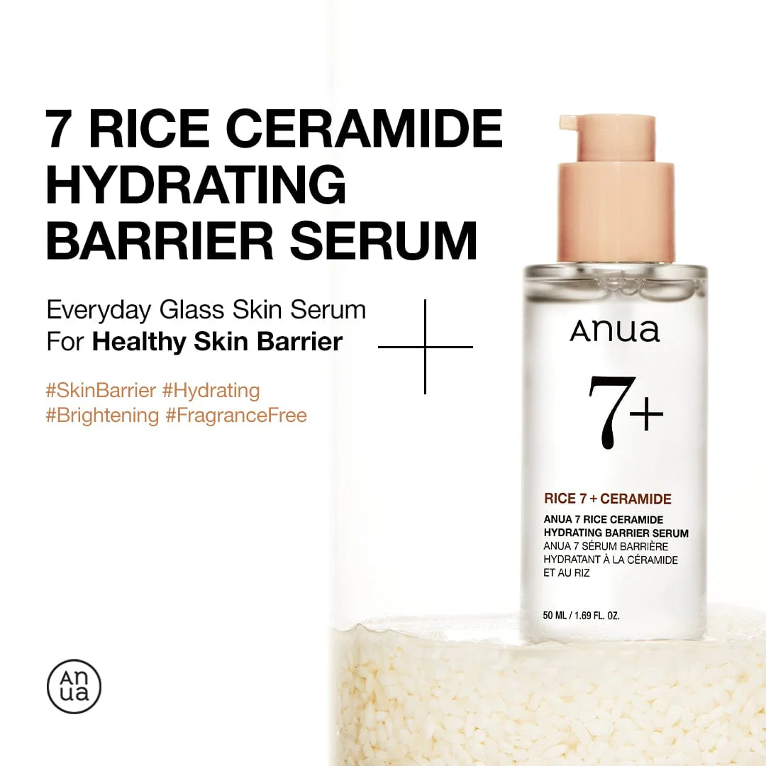 ANUA 7 Rice Ceramide Hydrating Barrier Serum 50ml - Image 3