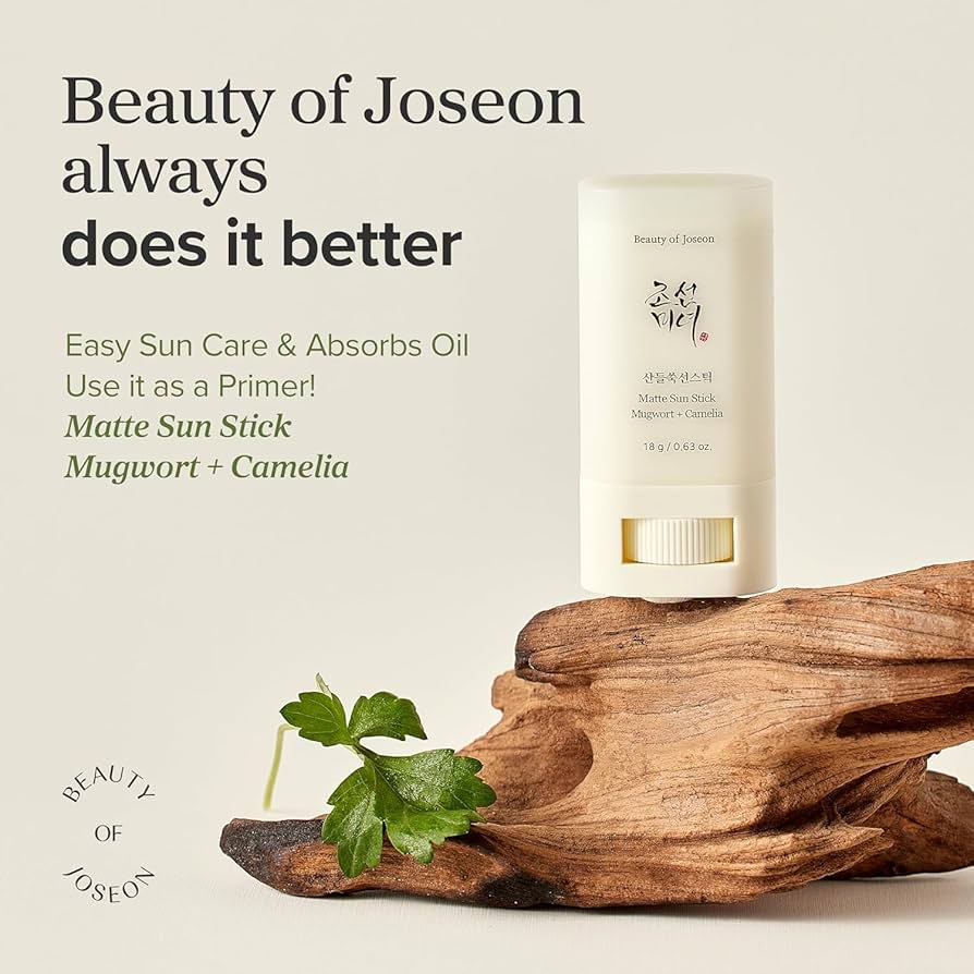 Beauty of Joseon Matte Sun Stick: Mugwort + Camelia (SPF 50+ PA++++) - Image 4