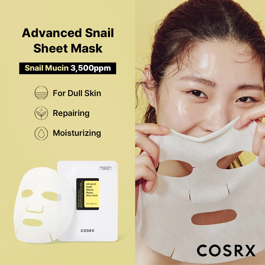 COSRX Advanced Snail Mucin Power Sheet Mask - Image 3