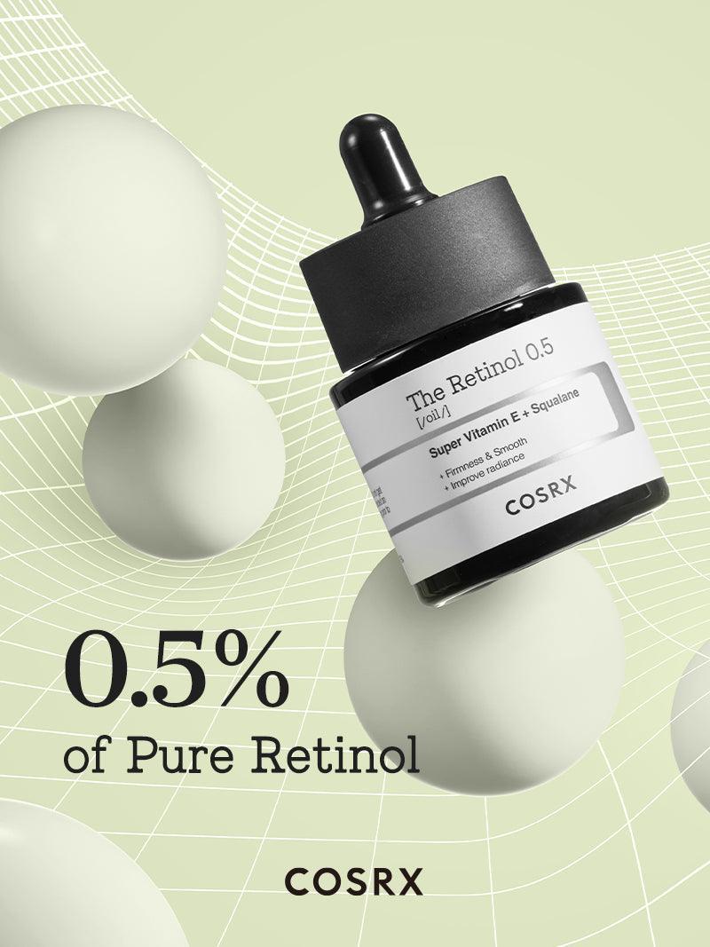COSRX The Retinol 0.5 Oil Super Vitamin E+ Squalane 20ml - Image 3