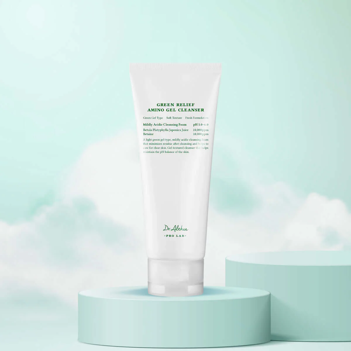 DR. ALTHEA Green Relief Amino Gel Cleanser – 100ml - Image 4