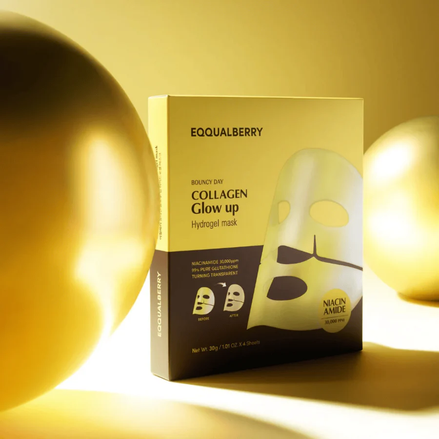 EQQUALBERRY Collagen Glow Up Hydrogel Mask Set - Image 4