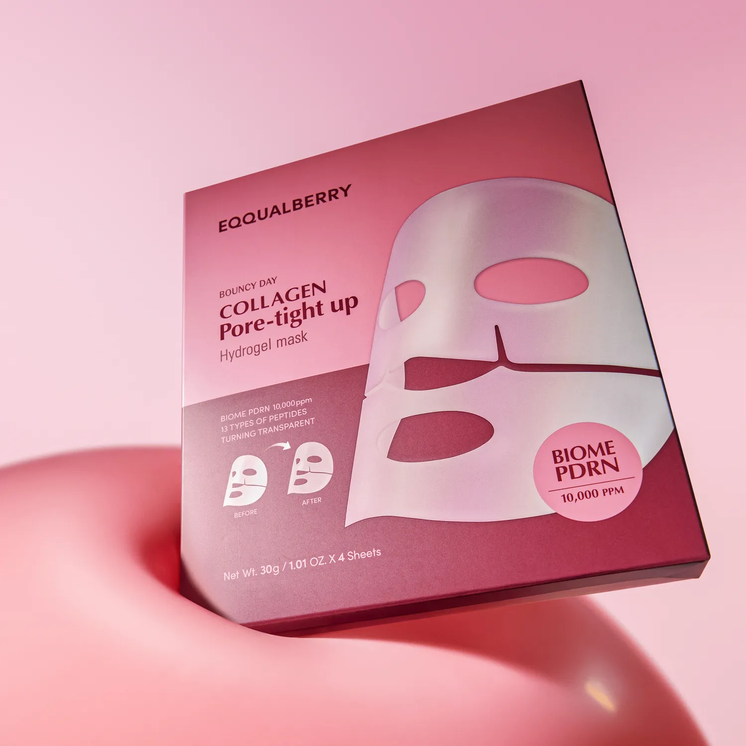 EQQUALBERRY Collagen Pore-Tight Up Hydrogel Mask - Image 3