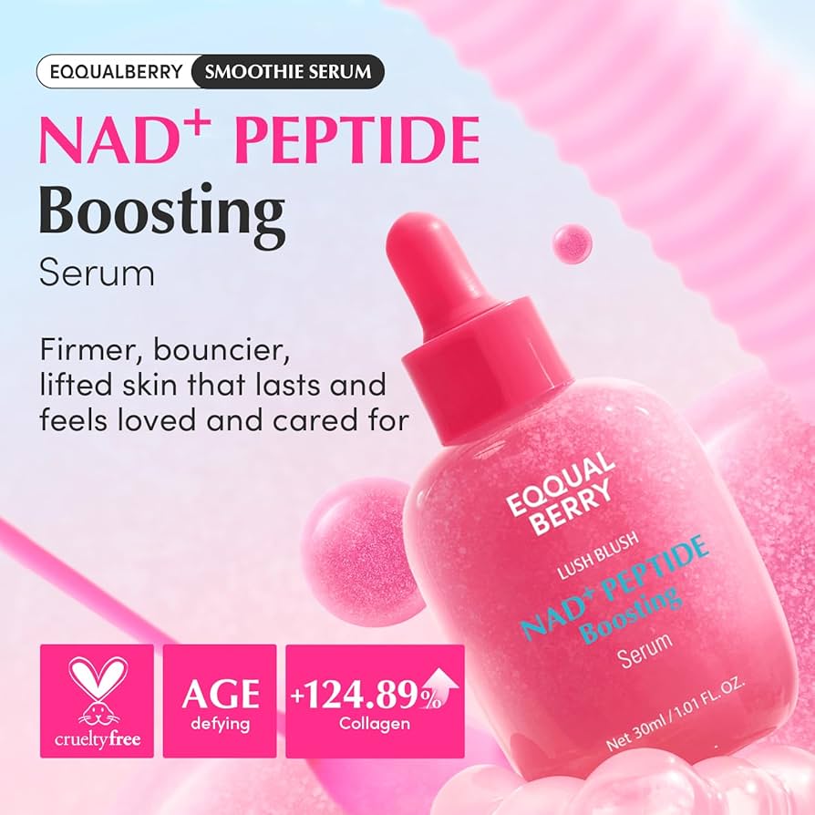EQQUALBERRY NAD+ Peptide Boosting Serum – 30ml - Image 4