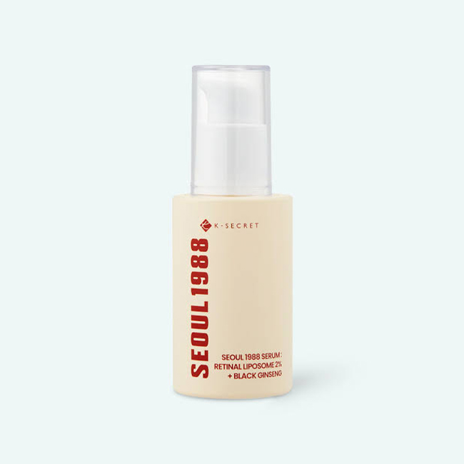 K-SECRET SEOUL 1988 Serum : Retinal Liposome 2% + Black Ginseng 30ml