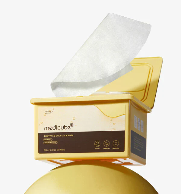 MEDICUBE Deep Vita C Daily Quick 30 Sheet Masks – 350g - Image 4