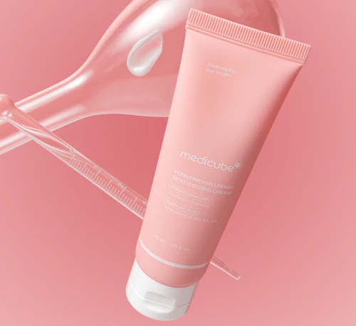 Medicube PDRN Pink Hyaluronic Moisturizing Cream 50ml - Image 4