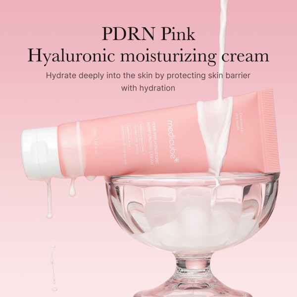 Medicube PDRN Pink Hyaluronic Moisturizing Cream 50ml - Image 3