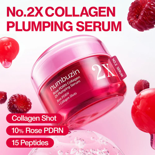 NUMBUZIN No. 2 Rose PDRN Collagen 2X Plumping Serum 30ml - Image 3