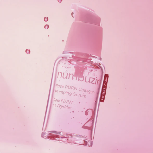 NUMBUZIN No.2 Rose PDRN Collagen Plumping Serum 30ml - Image 4