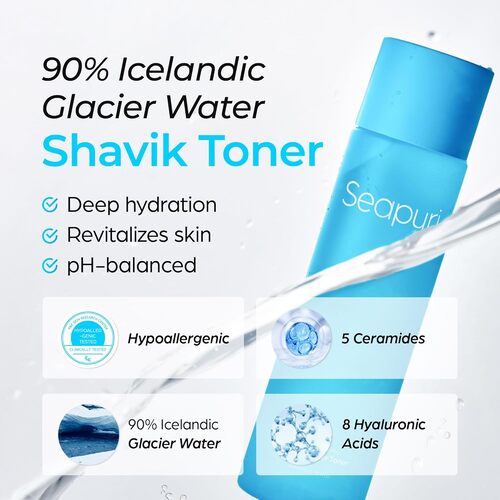 Seapuri Shavik Glacier Toner 200ml - Image 4